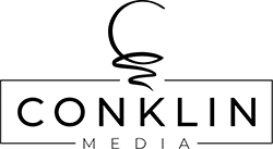 Conklin Media Logo Vertical Dark