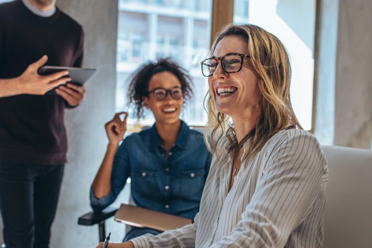 Smiling Team Members