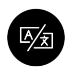 Translate Icon Dark