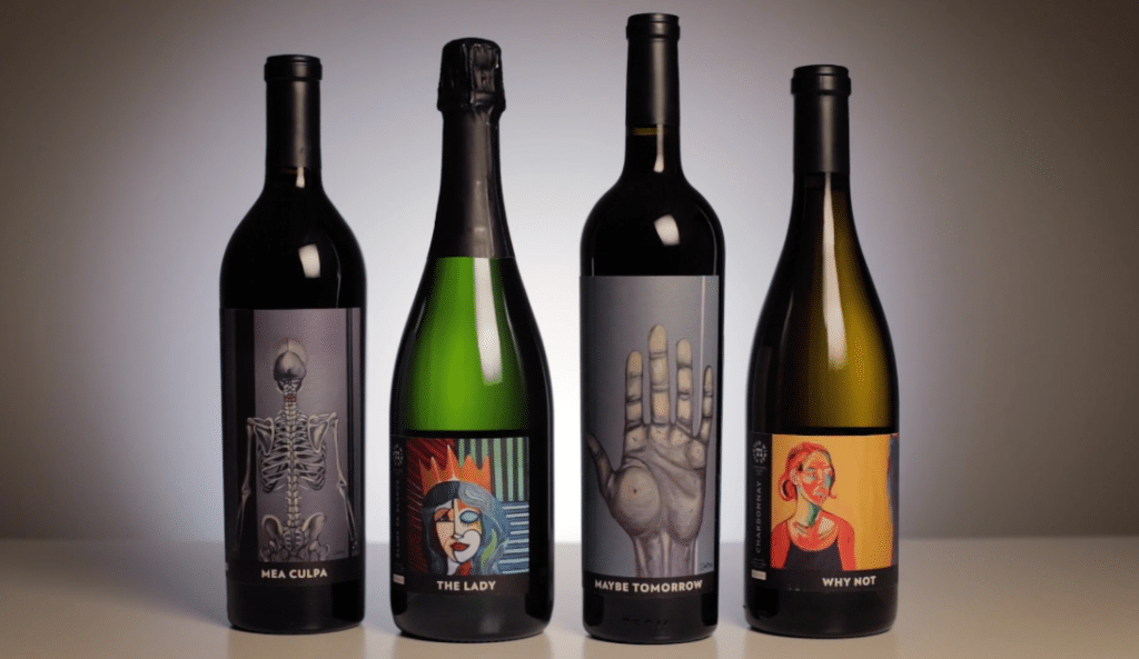 71 Painted Wines Bottle Shot