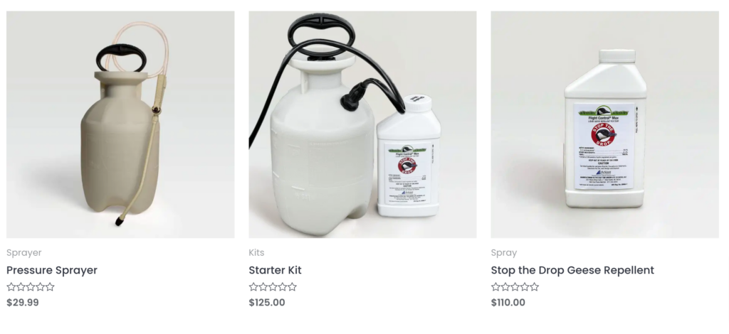 Examples of ecommerce product images
