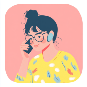 customer on phone